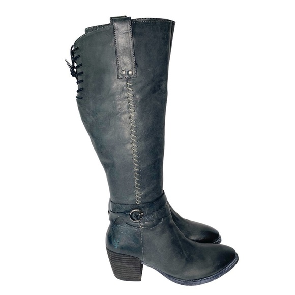 Roan by BedStu Garner Gray Leather Riding Boots Size 7 - Picture 6 of 15